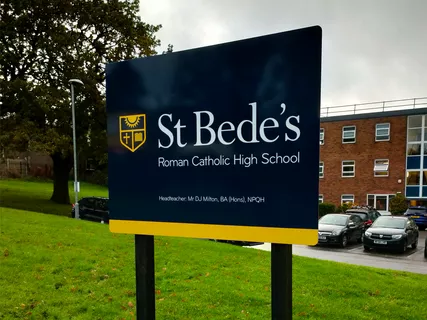 Post & Panel Signs example